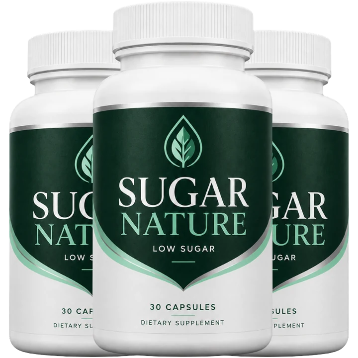 Sugar Nature blood sugar support capsules, 3-bottle kit