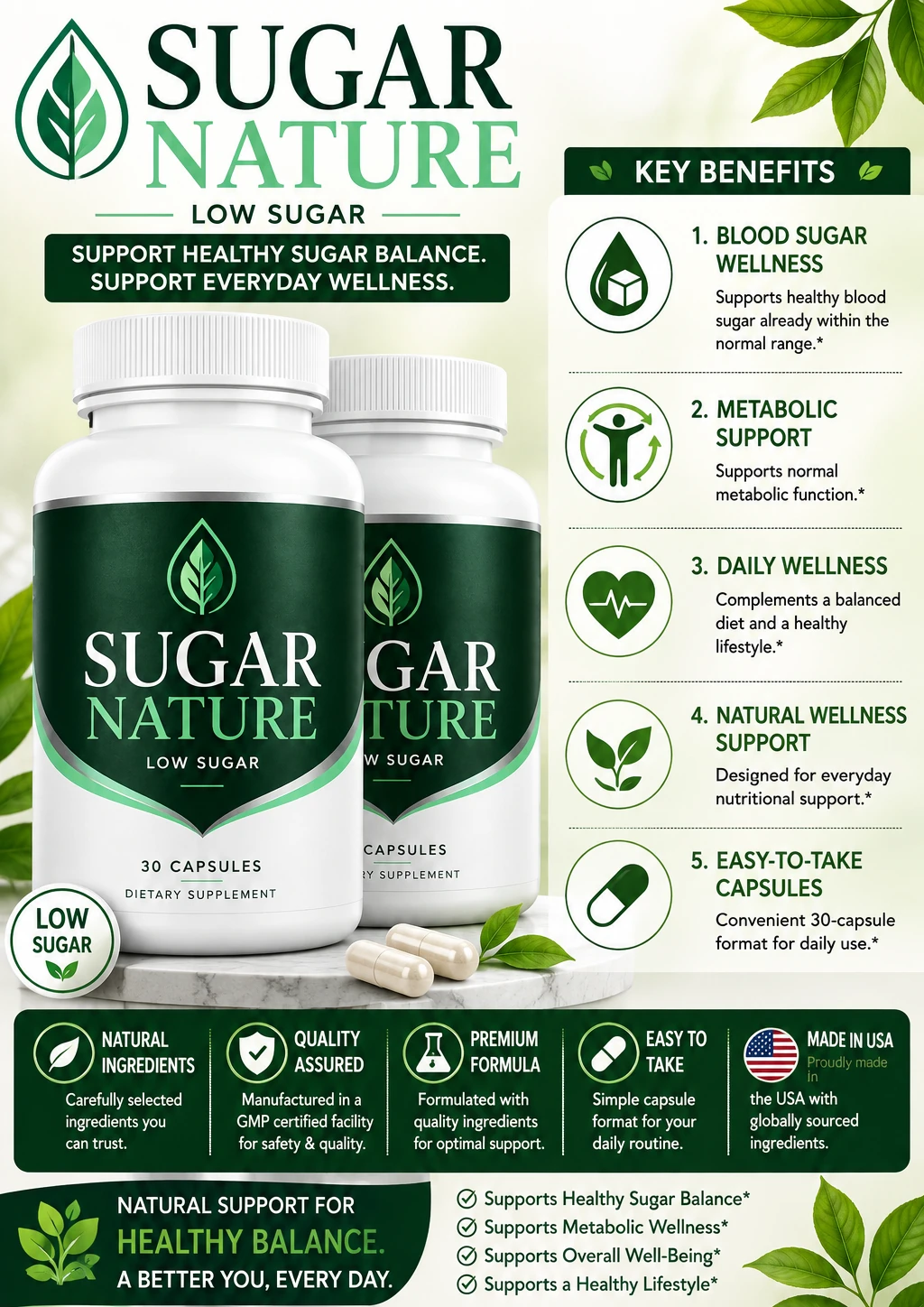 Sugar Nature blood sugar capsules results